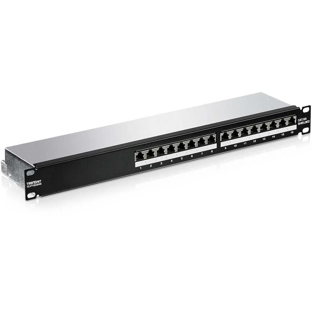 Trendnet Tc-P16c6as Painel de Conexões 1u