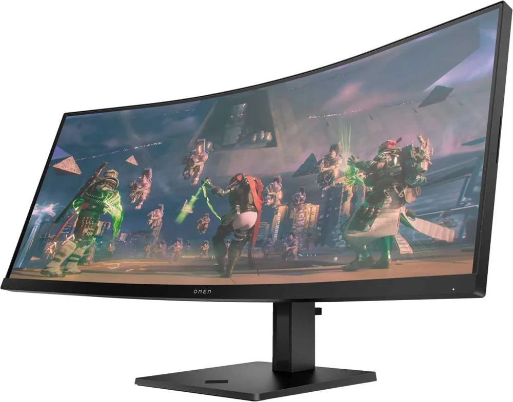 Hp Omen By Hp 34c Computer Monitor 86.4 Cm (34 ) 3440 X 1440 Pixels Wide Quad Hd LED Black
