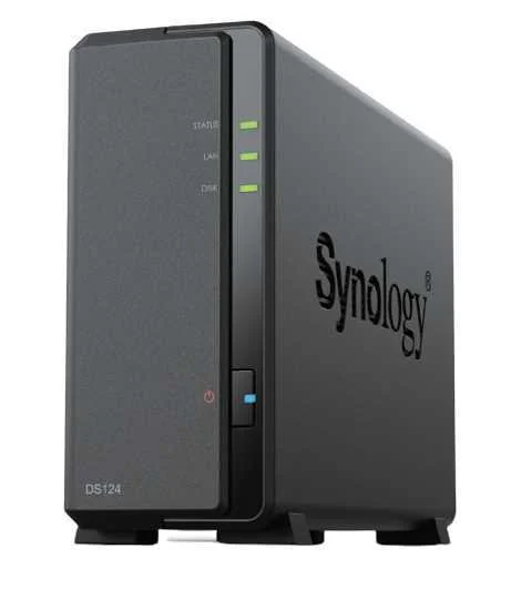 Synology Diskstation Ds124 Nas/Storage Server Desktop Ethernet Lan Black Rtd1619b