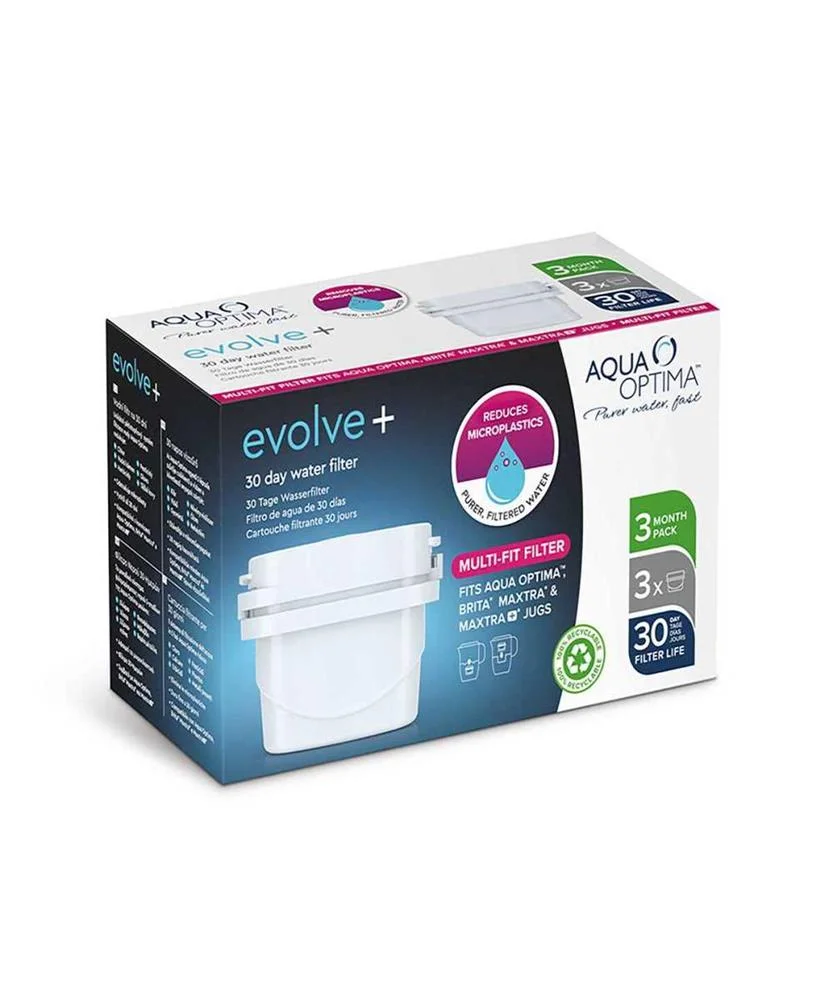 Filtro para Caneca Filtrante Aqua Optima Single Life Evolve (3 Unidades) 