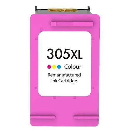 Tinteiro Hp Reciclado 305 Xl Tricolor (3ym63ae / 3ym60ae)