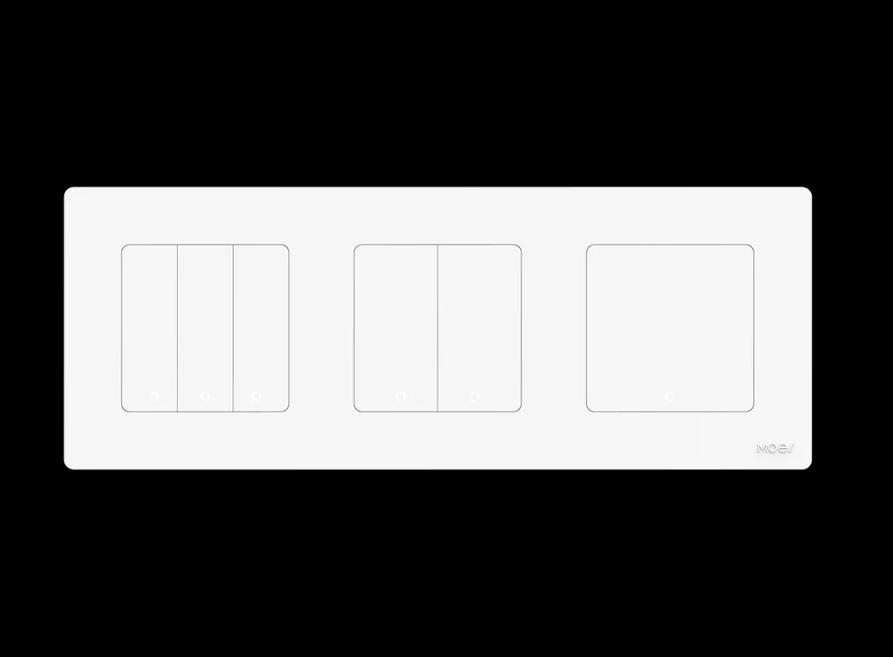 Frame de parede para 3 módulos Série Ring Star