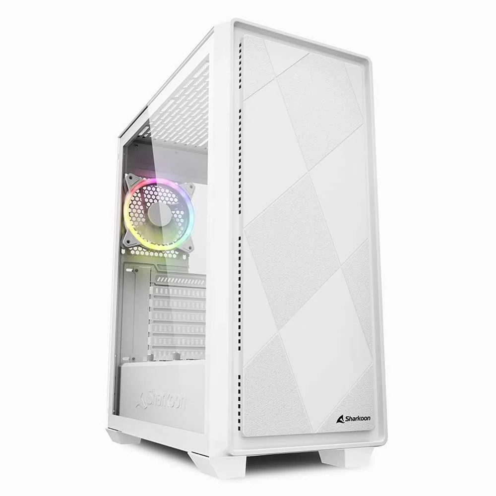 Sharkoon Gehäuse Vs8         RGB    Atx       1xglas Weiß