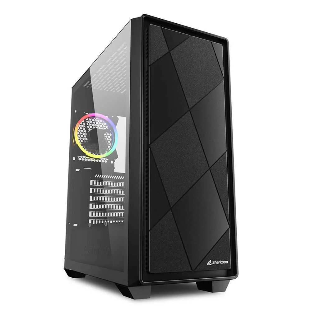 Sharkoon Gehäuse Vs8         RGB    Atx       1xglas Schwarz