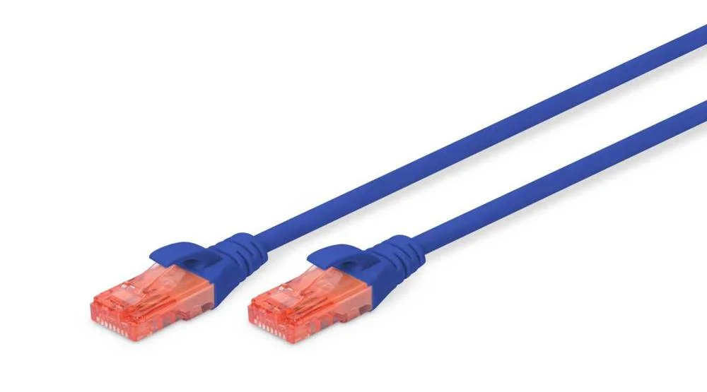 DIGITUS 1M CAT6 U-UTP CABO DE REDE AZUL U/UTP (UT.