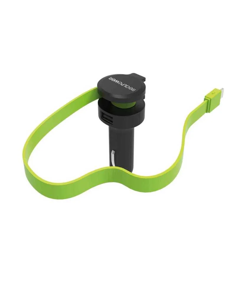Realpower Kfz-Ladegerät Charger L 2400ma   1xusb 1xlightning