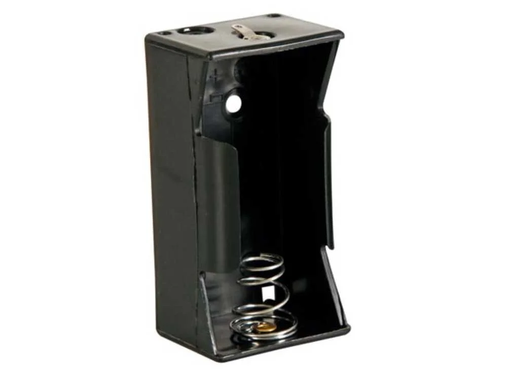 Battery Holder For 1 X D-Cell (With Solder Tags)