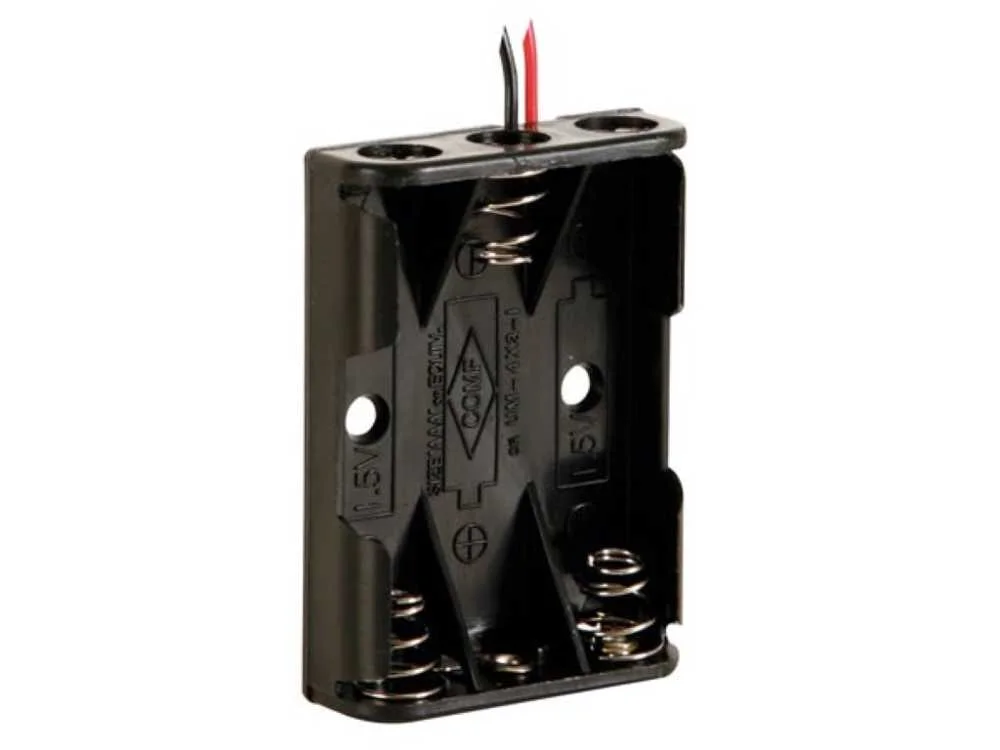 Suporte de bateria para 3 AAA-Cell
