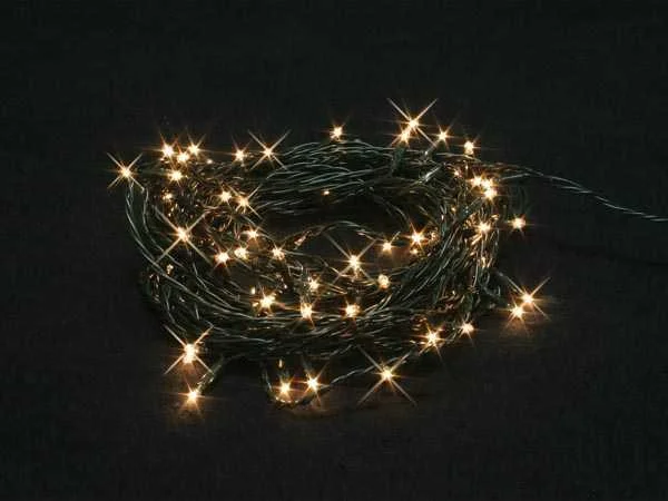 Burstlight LED - 20 M - 220 White Lamps (44 Flash) - Green Wire - 24 V