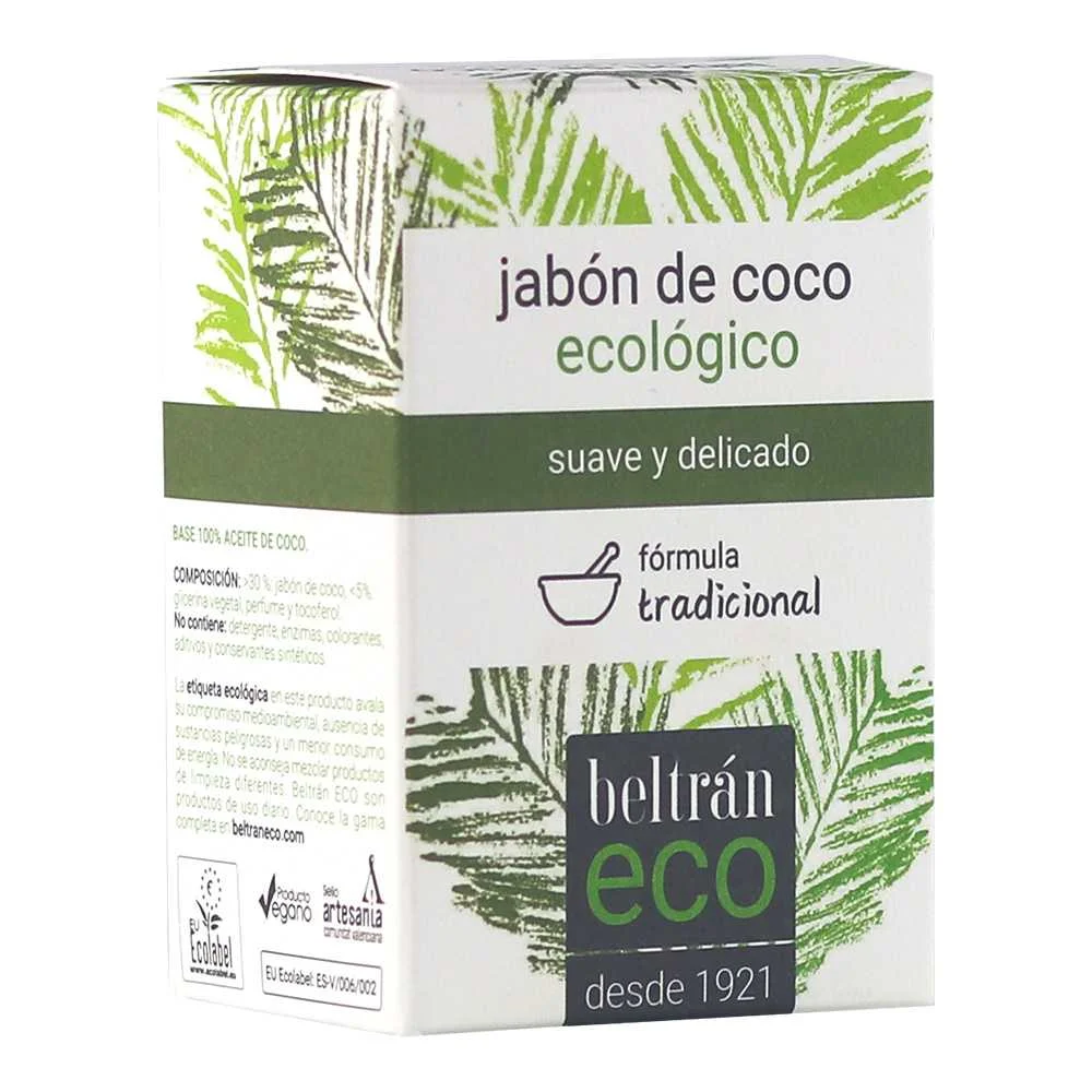 Sab&atilde;o Eco em Pastilhas de &Oacute;lo de Coco 240g Beltr&aacute;n