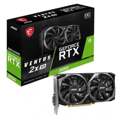 Msi Rtx3050 Ventus 2x Xs Oc        8gb Gddr6 Hdmi Dvi Dp