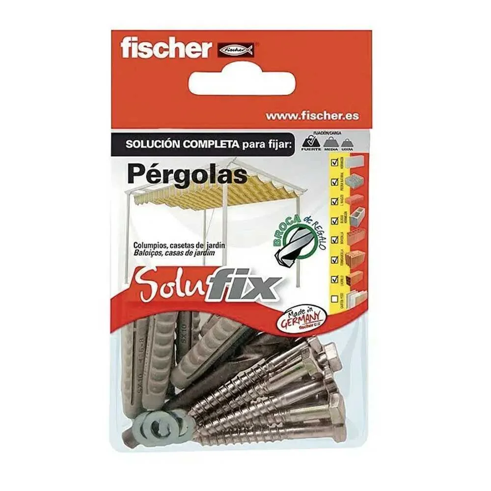 Kit Fixação Pergolas 502679 Solufix Fischer