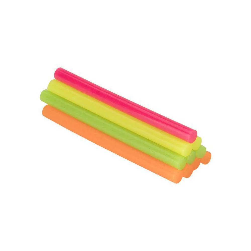Tubos de Cola Decoração e Hobby Ø8x95mm Fluor Mix.