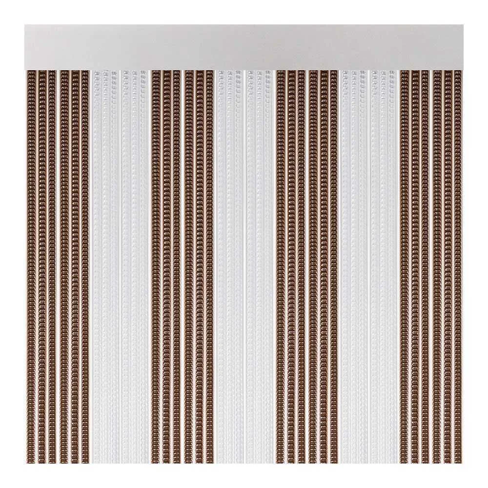 Cortina Per Porta Modelo "Lisboa" Castanha-Transparente 90x210cm M63185 Acudam