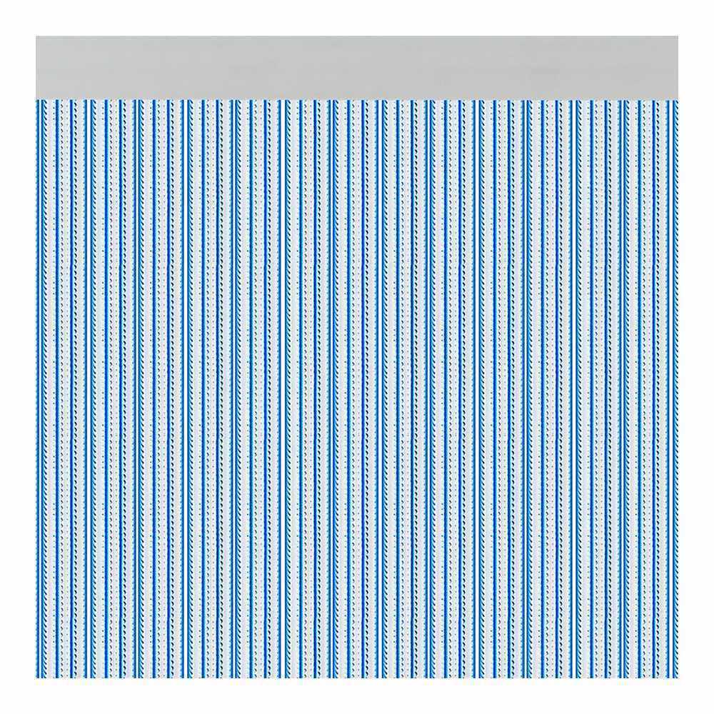Cortina Per Porta Modelo "Brescia" Azul 90x210cm M63169 Acudam