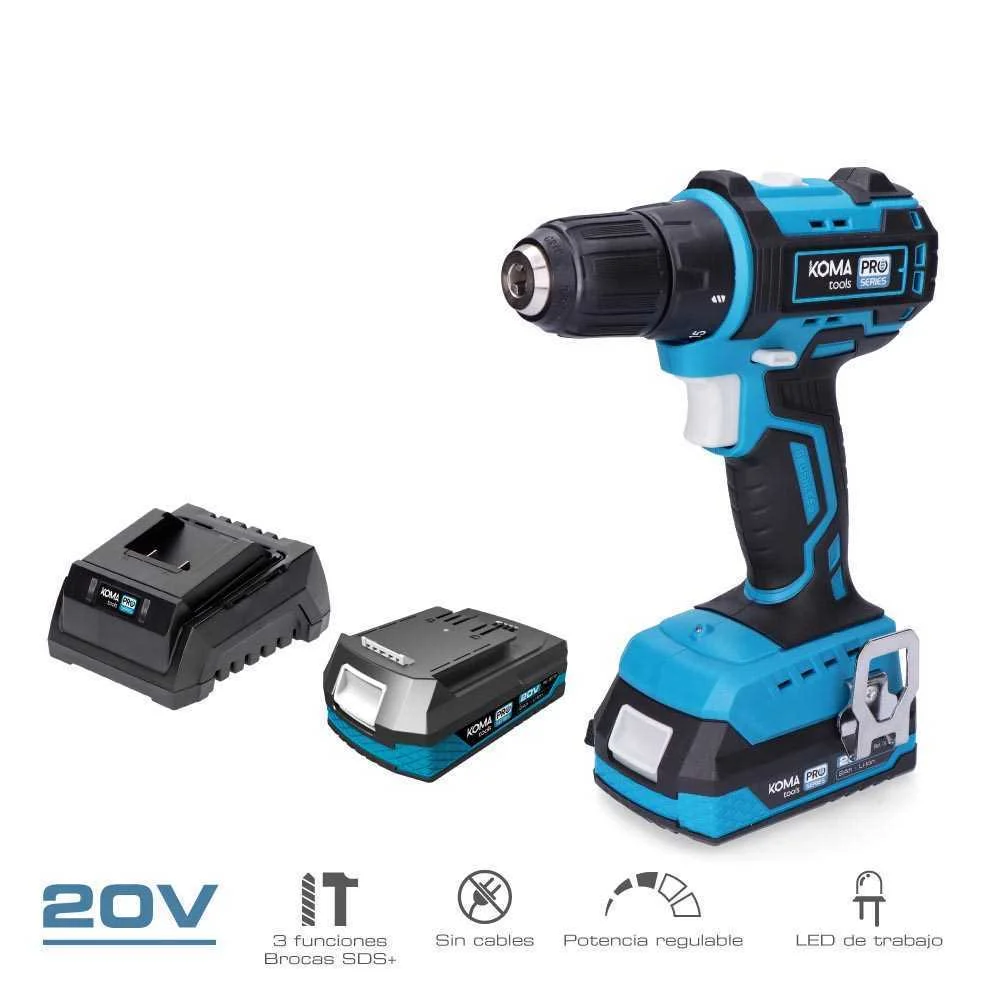 Kit Berbequim Aparafusador 20v Brushless Koma Too.