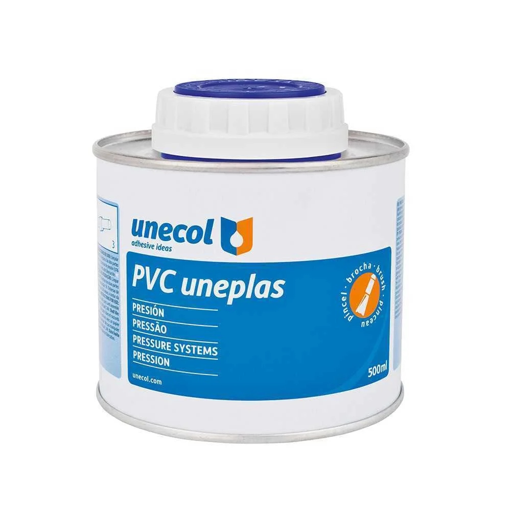 Pvc Uneplas, Embalagem Metálica 500ml com Pincel .