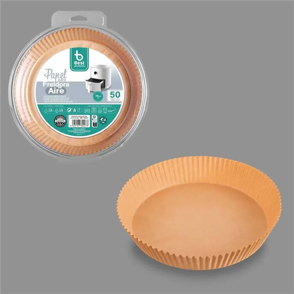 Papel Redondo para Fritadeira de Ar 20cm 730227 Best Products