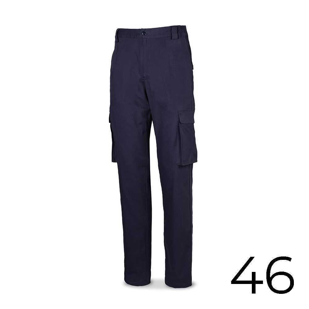Calças Strech 98% Algodão 2% Elastano 240g Azul Marinho Tamanho 46 588pbsam/46 Marca