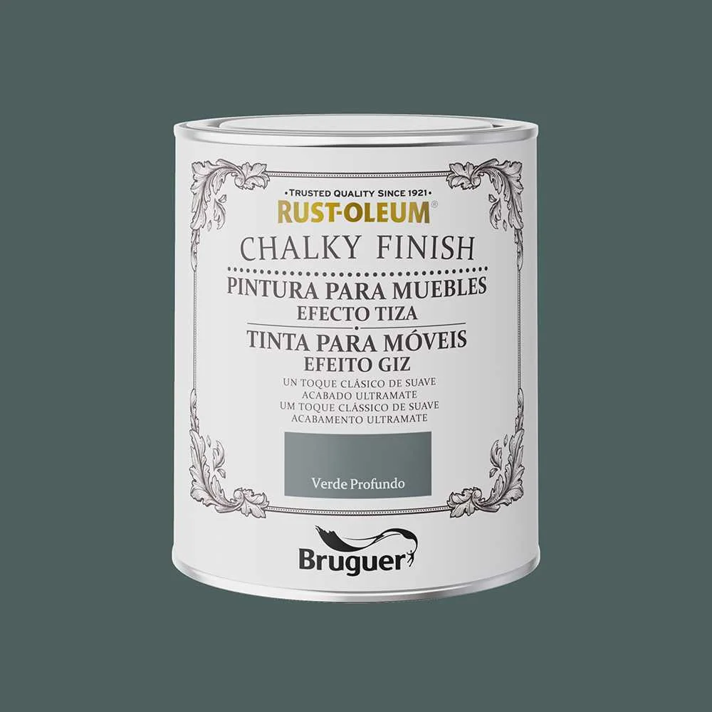 Rust-Oleum Chalky Acabamento Móveis Verde Profund.