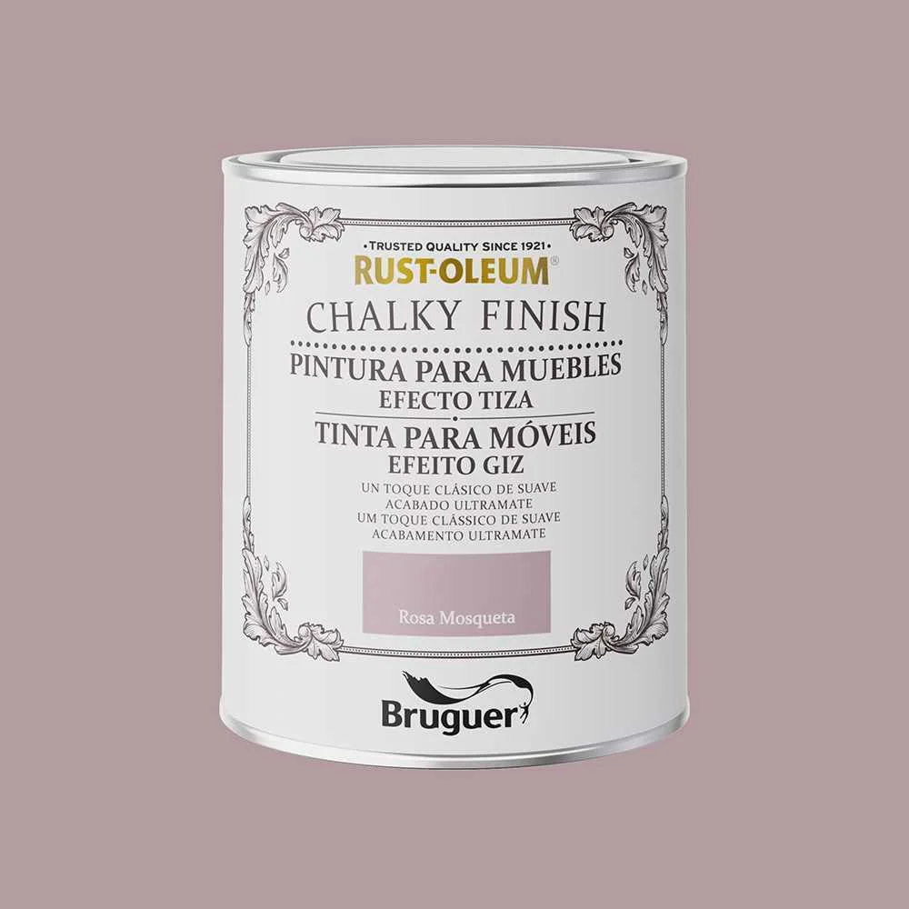 Rust-Oleum Chalky Acabamento Móveis Rosa Mosqueta.