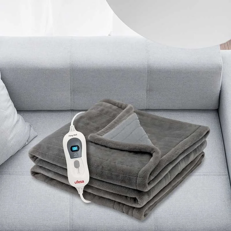 Cobertor Térmico Ufesa Softy Fleece 150x100 Preto