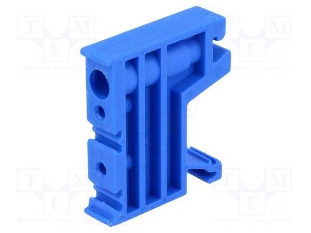 Suporte, azul, Larg: 10mm, poliamida, TS35, -25÷1.
