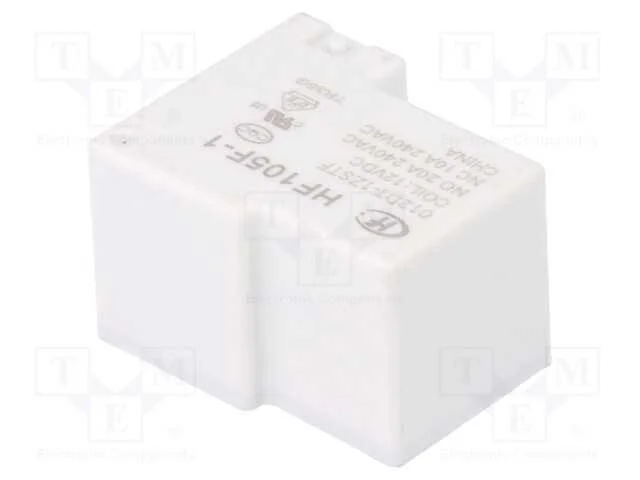 Relé: Eletromagnético, Spdt, Ubobina : 12vdc, 20a, Pcb, Max.277vac