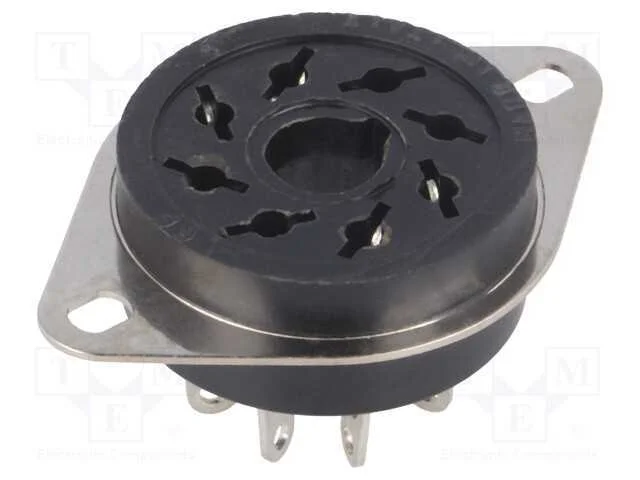 Base, PIN: 8, 10A, 250VAC, 88.12, no painel, para.