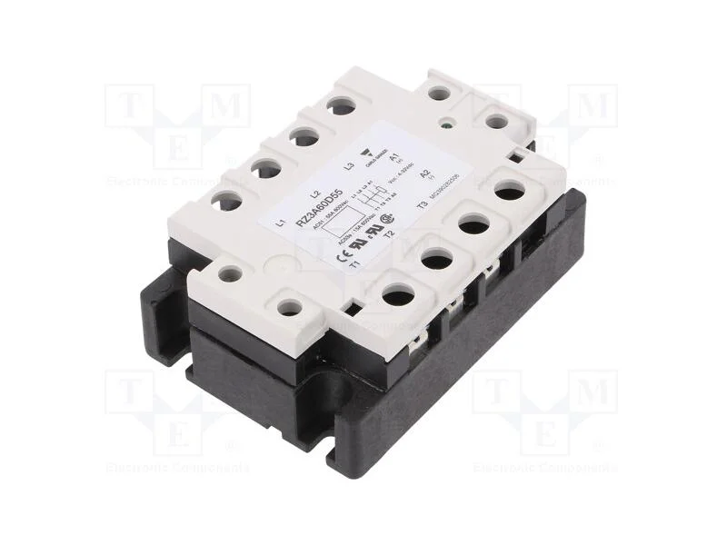 Relé: semicondutores, 55A, Ucom: 42÷660VAC, 3-fás.