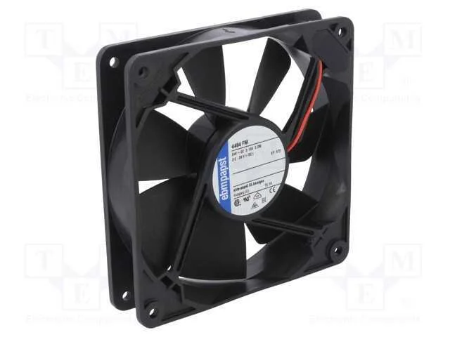 Ventilador: DC, transversal, 24VDC, 119x119x25mm,.