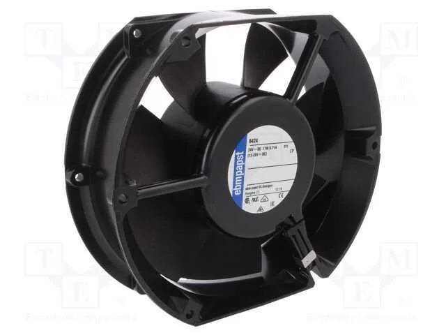 Ventilador: Dc, Transversal, 24vdc, 172x150x51mm, 405m3/H, 57dba