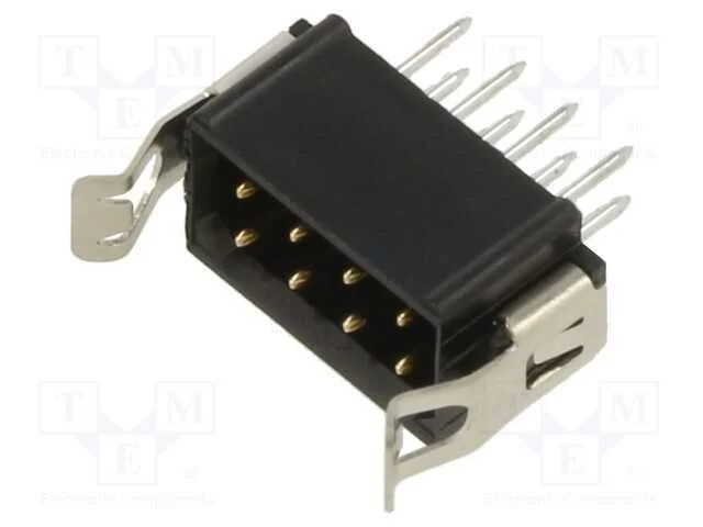Tomada, Placa- Fio/Placa, Macho, Datamate L-Tek, 2mm, Pin: 8, Tht