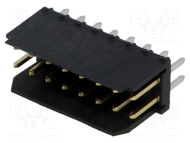 Tomada, Fio-Placa, Macho, Dubox, 2,54mm, Pin: 16, Tht, 3a, Dourado