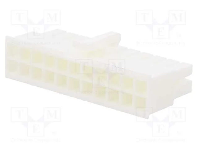 Ficha, Fio-Fio/Placa, F&ecirc;mea, Mini-Fit Jr, 4,2mm, Pin: 22, com Cabo