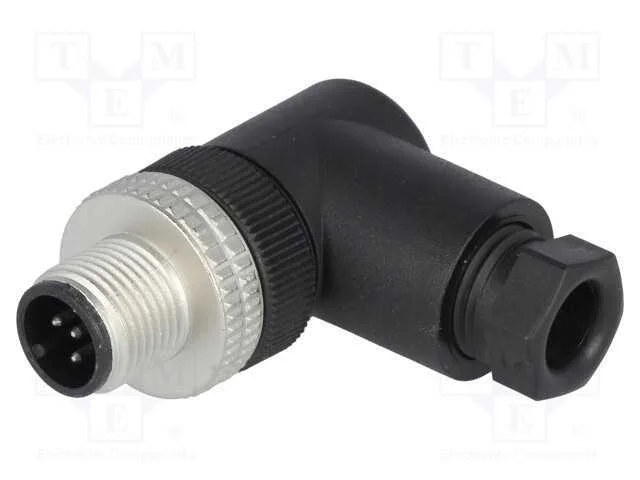 Ficha, M12, Pin: 5, Macho, Código A-Devicenet / Canopen, com Cabo