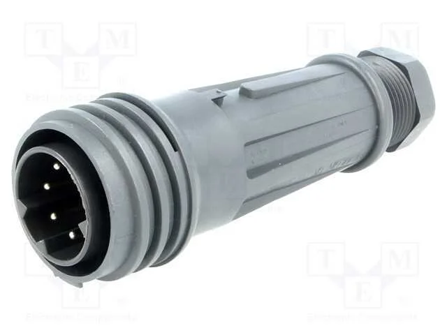 Conector: redondos, ficha, macho, PIN: 7, rosca e.