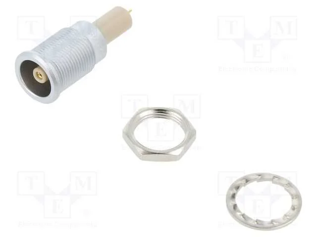 Conector: Redondos, 0s, Tomada, Fêmea, Pin: 1, Solda, 4a, 1,3÷6,2mm