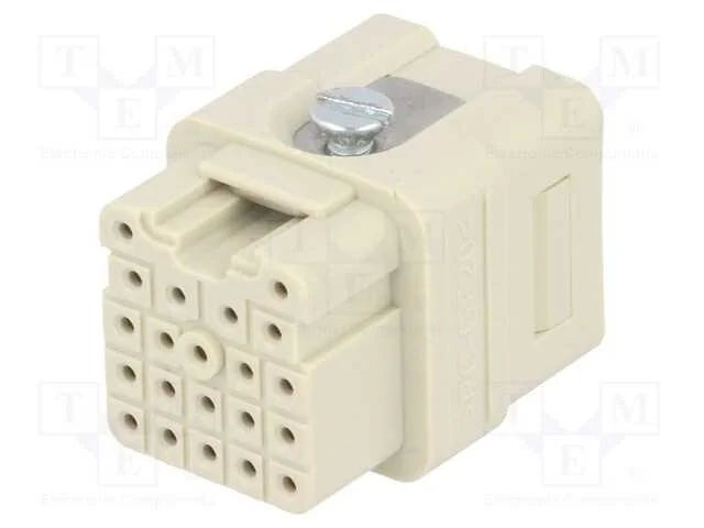 Conector: HDC, inserto de contatos, fêmea, Han Q,.