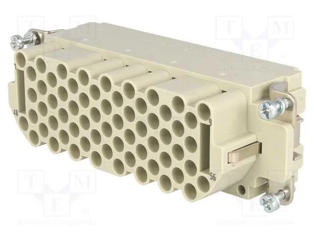 Conector: HDC, fêmea, Han EEE, PIN: 64, 64+PE, ta.