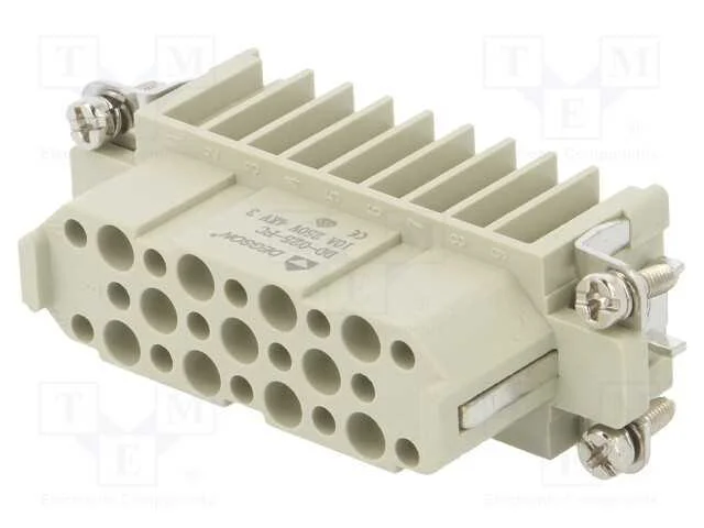 Conector: HDC, inserto de contatos, fêmea, DD, PI.