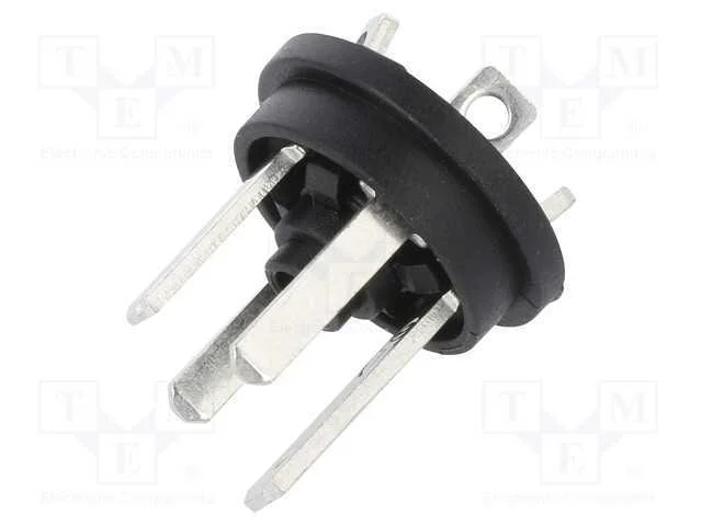 Conector: de Válvulas, Tomada, Formato C, 8mm, Macho, Pin: 4, 6a
