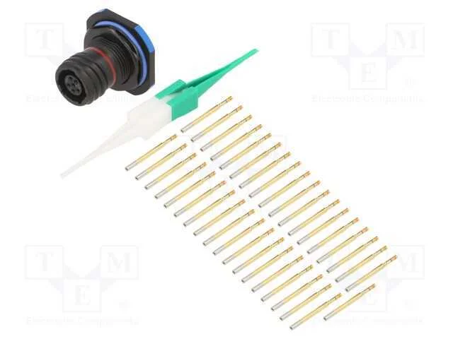 Conector: militar, tamanho 9, MIL-DTL-38999 Serie.