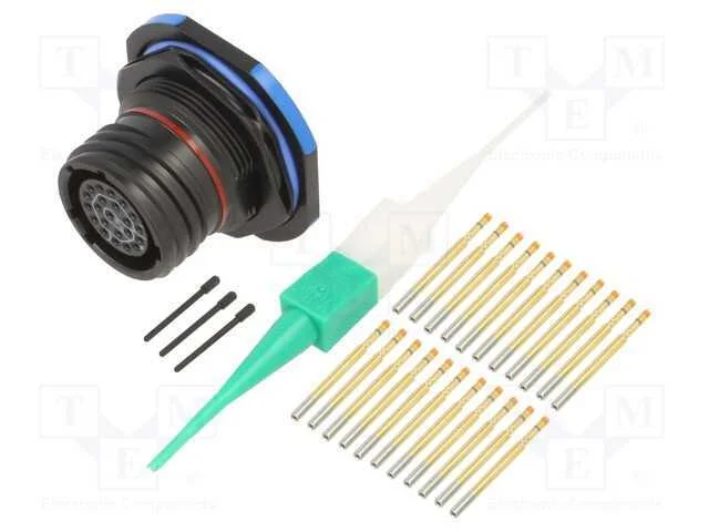 Conector: militar, tamanho 13, MIL-DTL-38999 Seri.