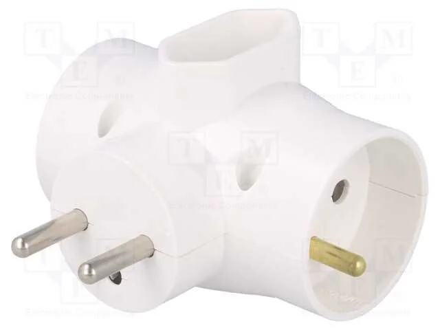 Conector: de alimentação, multiplicador, 2P,2P+PE.