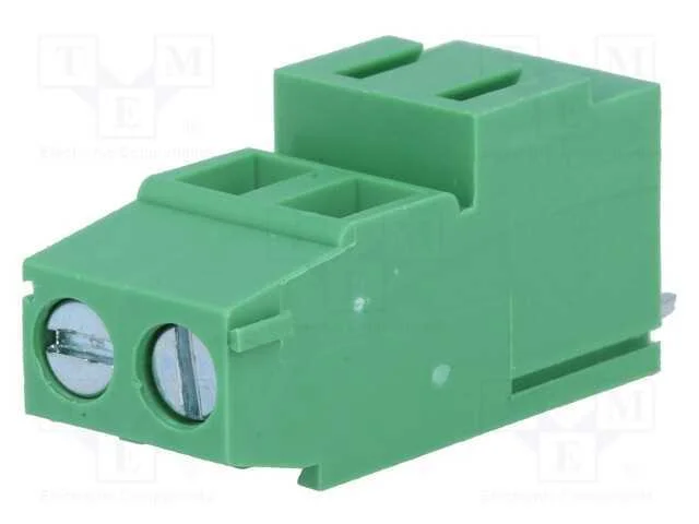 PCB bloco terminal, angulares 90, 5,08mm, faixas:.