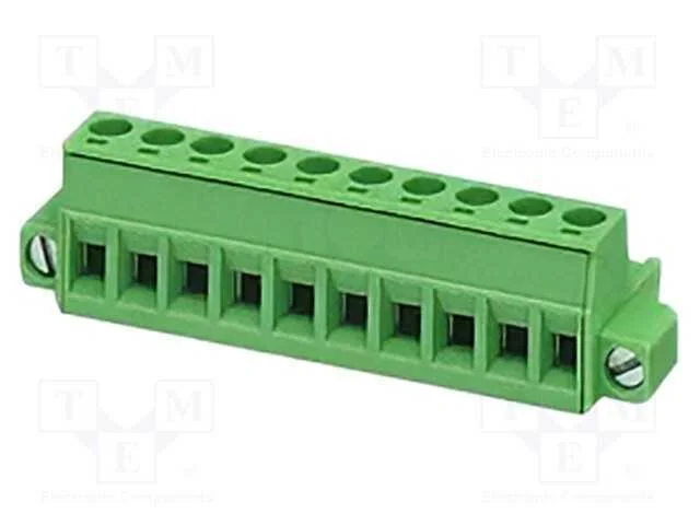 Bloco terminal separável, 5,08mm, faixas: 8, simp.