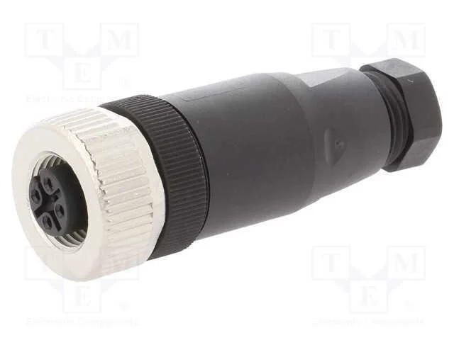 Ficha, M12, Pin: 4, Fêmea, Código A-Devicenet / Canopen, com Cabo