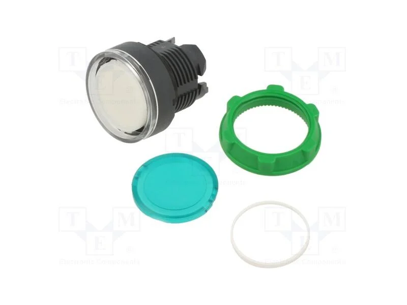 Interruptor: de Pressão, 22mm, Pos.Estáv: 1, Verde, Ip66, Plano