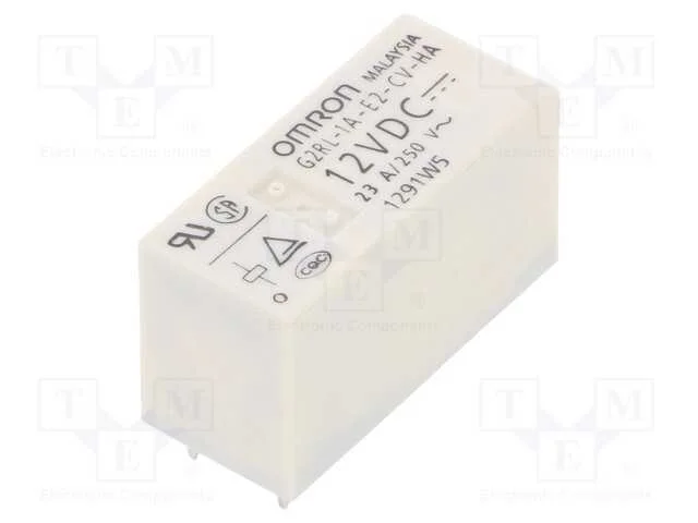 Relé: Eletromagnético, Spst-No, Ubobina : 12vdc, 12a/250vac, Pcb
